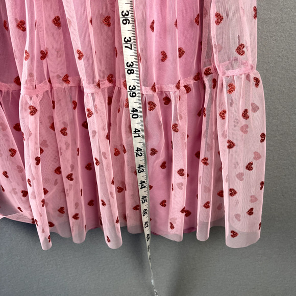 Betsey Johnson Pink Heart Midi Dress - Picture 9 of 16